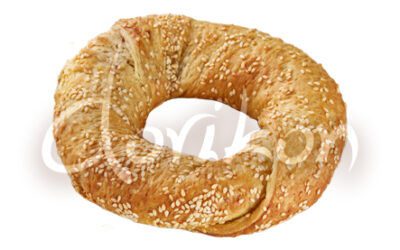 Bread ring with tahini and cinnamon